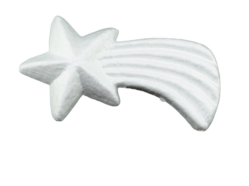 Styropianowa gwiazda betlejemska 170mm 6szt Brewis